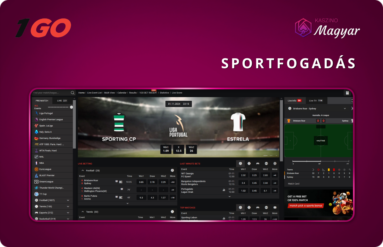 1GO sportfogadás
