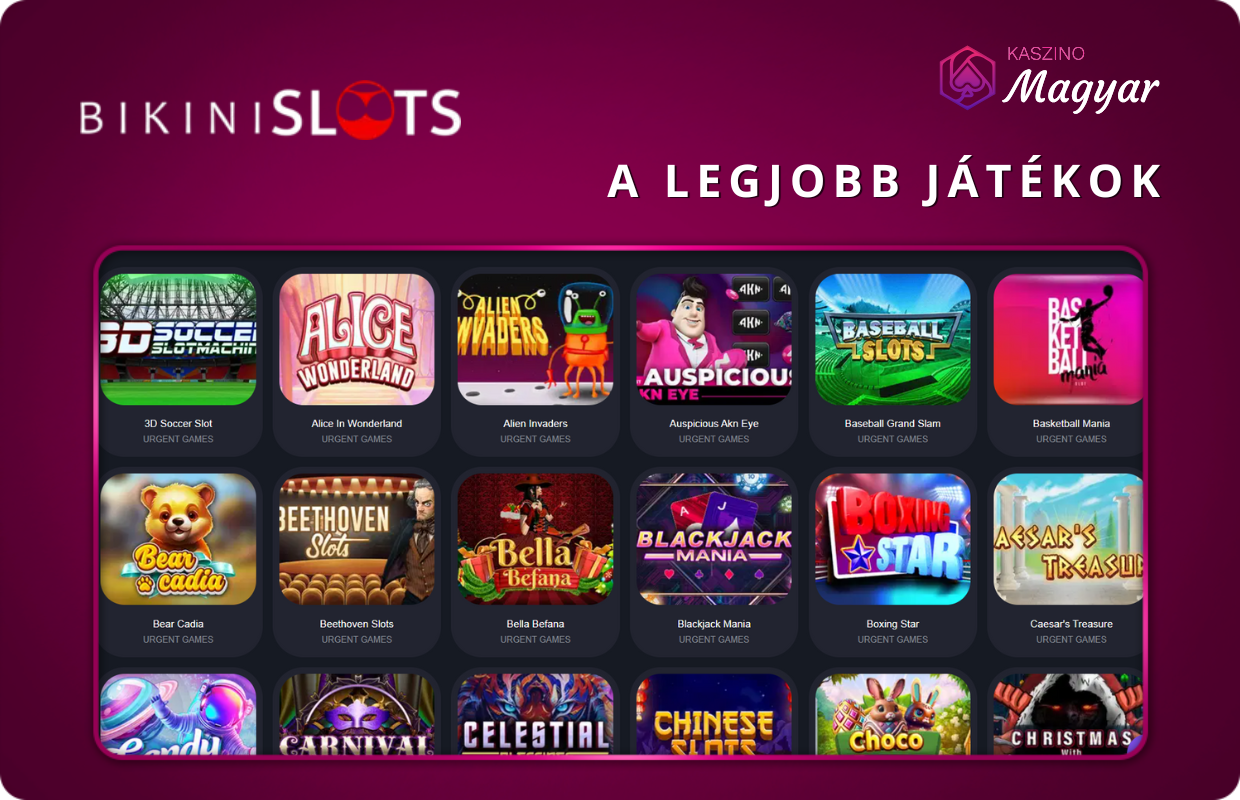 legjobb játékok a Bikini Slots