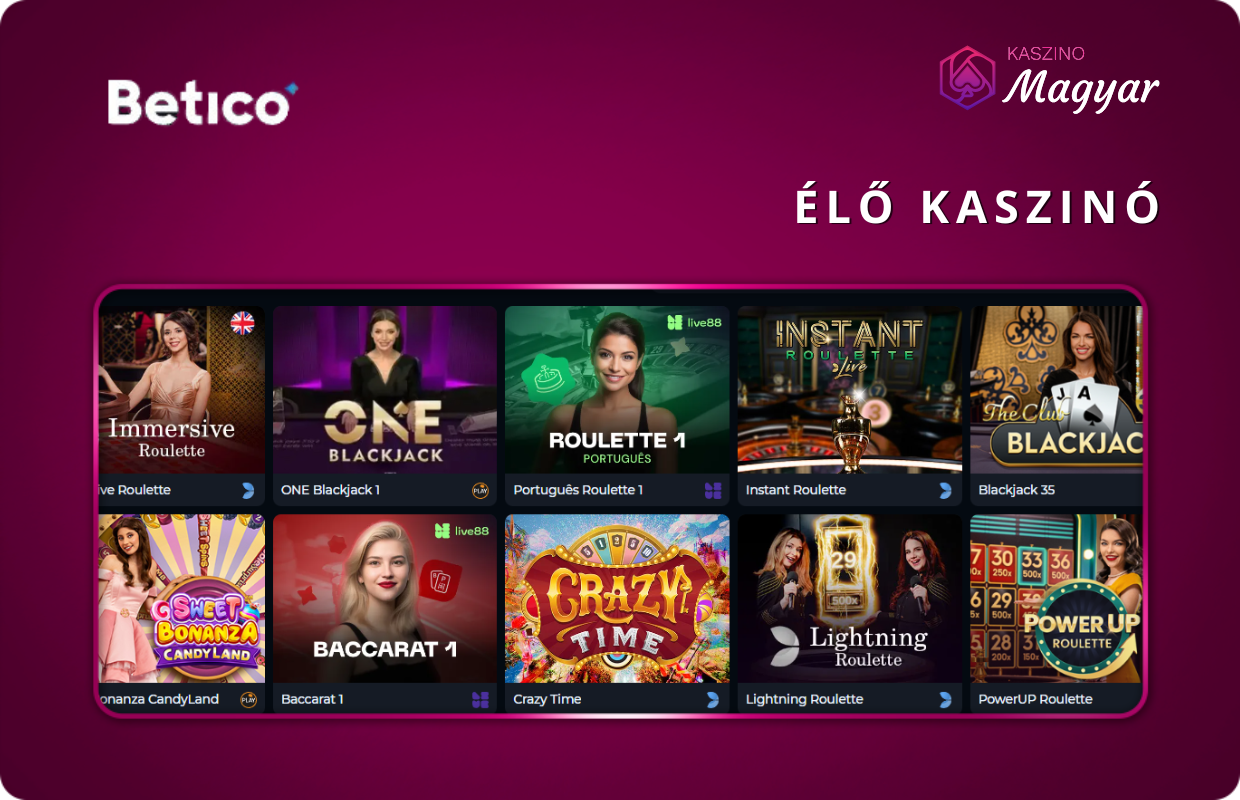 Betico Live Casino