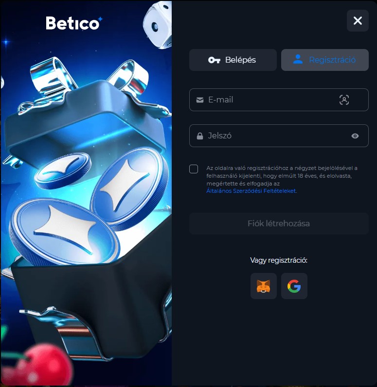 Registration Betico