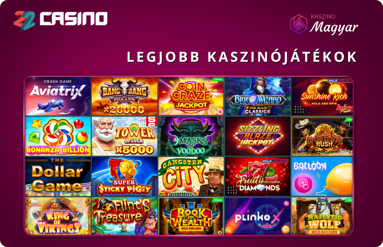 Best game 22casino