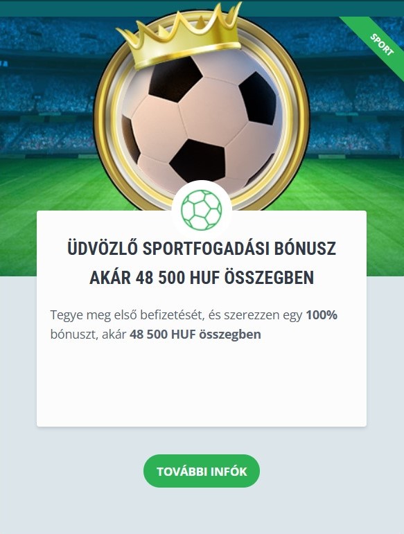 Welcome bonus 22bet