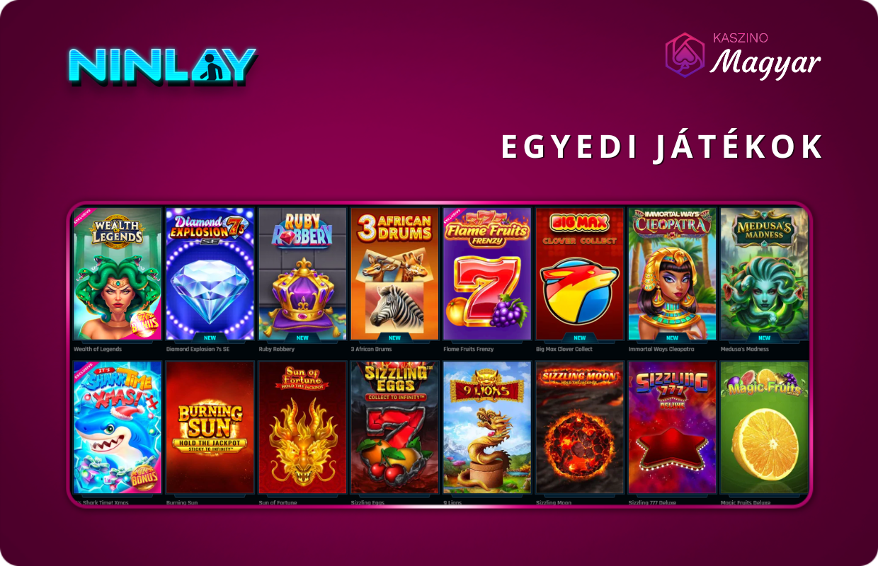 Egyedi játékok Ninlay