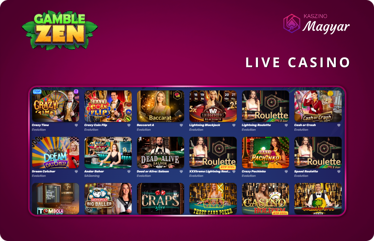 Live Casino Gamblezen
