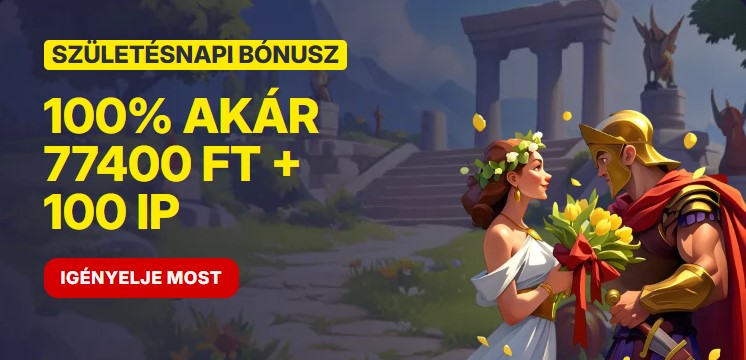 Születésnapi Bónusz Slota Casino