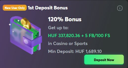 Üdvözlő bónusz a BC.GAME-en